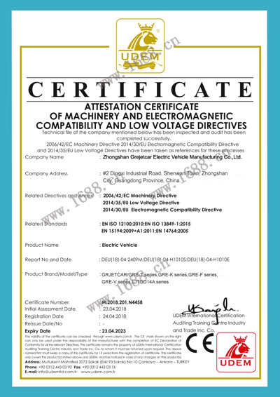 CERTIFICATE出口认证