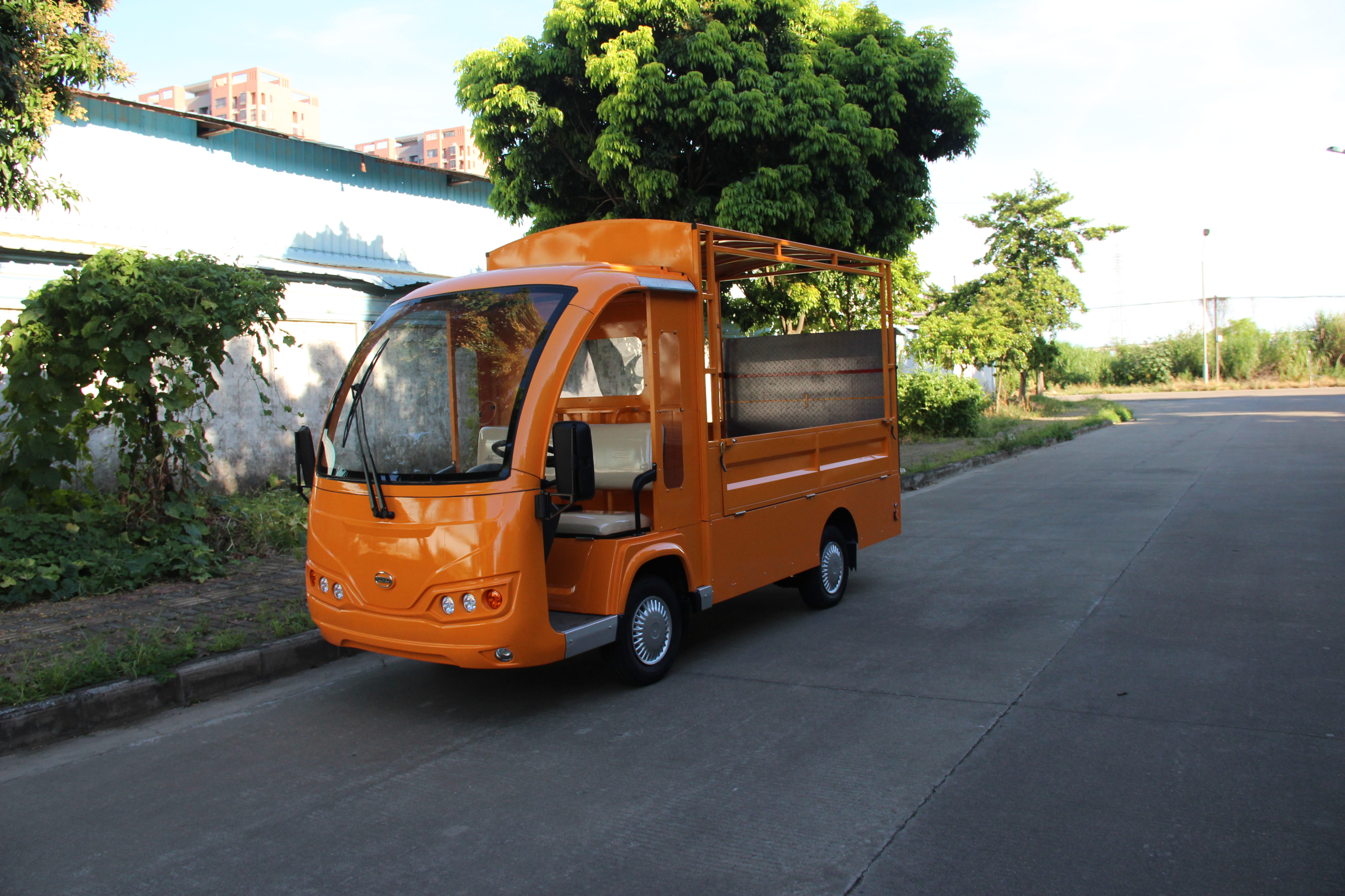 电动货箱车带液压升降板